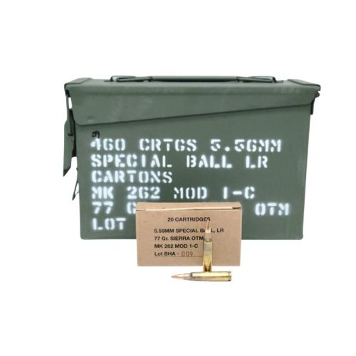 Black Hills 5.56x45mm MK262 MOD 1 C 77 Grain OTM 1 1 1